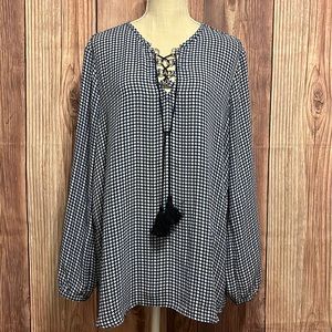 Michael Kors Blue & White Tunic